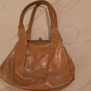 HOBO Tan Leather Shoulder Bag